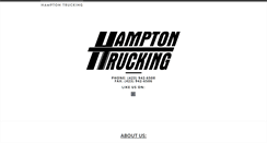 Desktop Screenshot of hamptontrucking.com